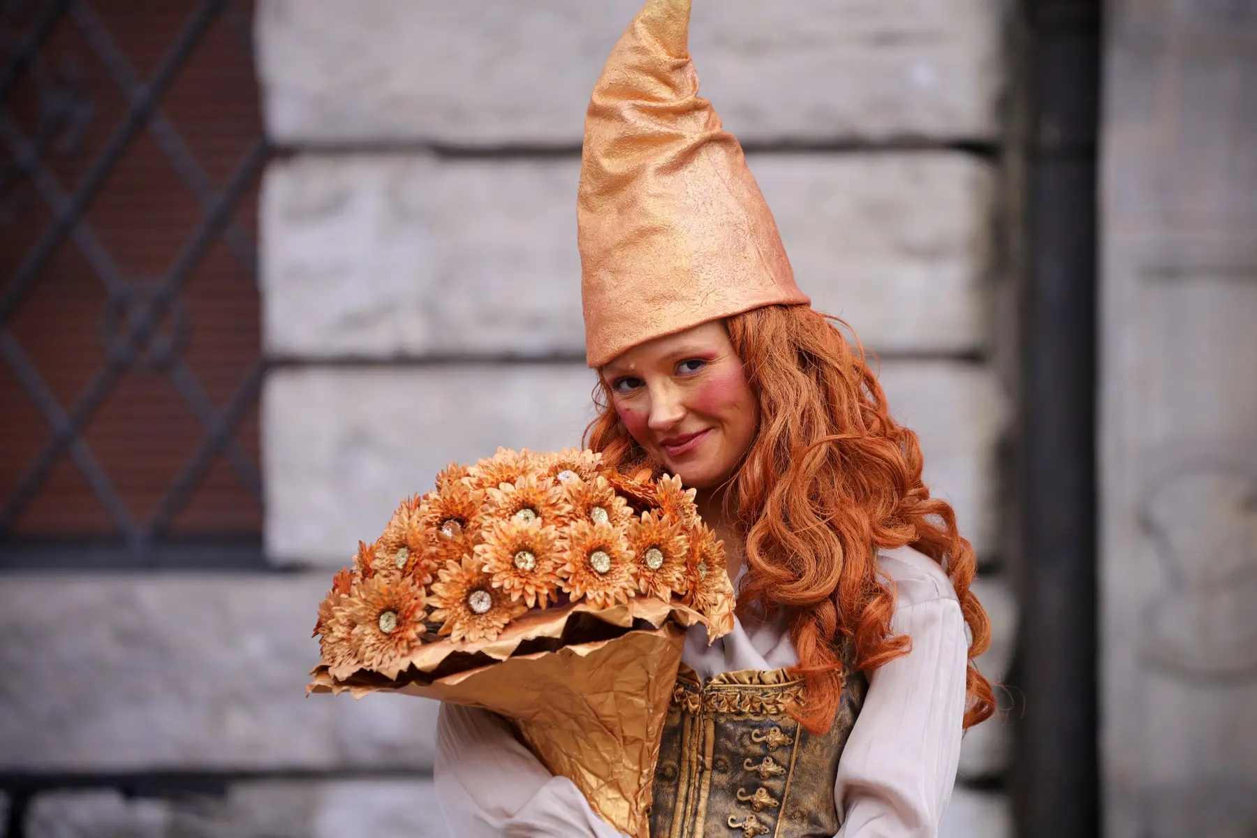 Character portrait Character portrait in a theatrical costume